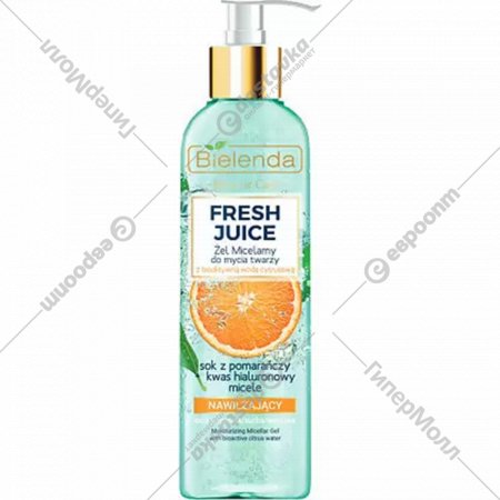 Гель для умывания «Bielenda» Fresh Juice, увлажняющий, апельсин, 34023, 190 г