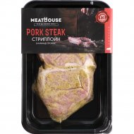 Полуфабрикат из свинины «Стриплойн «Pork Steak» охлажденный, 1 кг, фасовка 0.3 - 0.5 кг