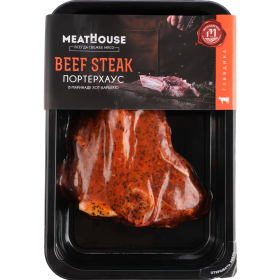 По­лу­фаб­ри­кат из го­вя­ди­ны «Beef Steak Пор­тер­ха­ус» 1 кг