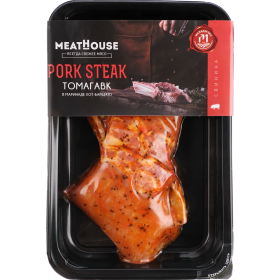 По­лу­фаб­ри­кат из сви­ни­ны «То­ма­гавк «Pork Steak» охла­жден­ный, 1 кг