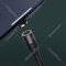 Кабель «Baseus» Zinc Magnetic Safe Fast Charging Data USB to IP 2.4A, Gray+Black, CALXC-KG1, 1 м