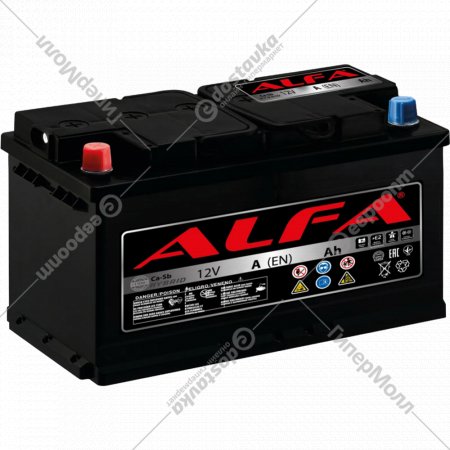 Автомобильный аккумулятор «ALFA battery» Hybrid R, AL 90.0, 90 А/ч