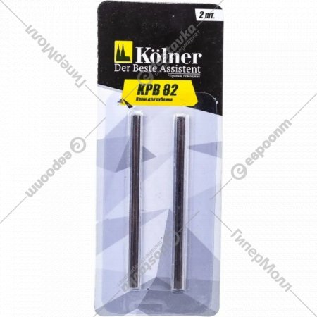 Нож для электрорубанка «Kolner» 82x5.5x1.2мм, 2 шт