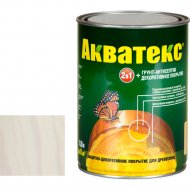 Защитно-декоративный состав «Акватекс» белый, 0.8 л