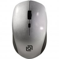 Мышь «Oklick» 565MW, Black/Silver glossy