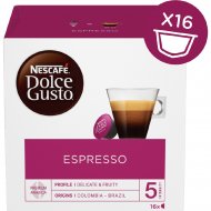Кофе в капсулах «Nescafe Dolce Gusto» Espresso, 16 шт, 88 г