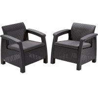 

Набор мебели "CORFU II DUO" (графит)