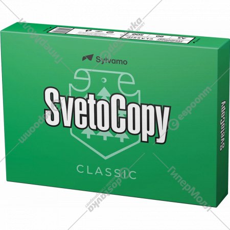 Бумага «Svetocopy» Classic, для офисной техники, А4, 500 листов