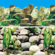 Декорация для аквариума «Laguna AQUA» Каменное многоцветье/Русло реки, 600х1500 мм, 74064032