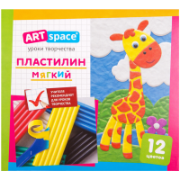 

Пластилин"ARTSPACE"(12 цветов,со стек)