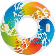 Надувной круг для плавания «Intex» Color Whirl, с ручками, 122 см