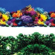 Декорация для аквариума «Laguna AQUA» Обитатели рифа/Джунгли, 500х1000 мм, 74064091