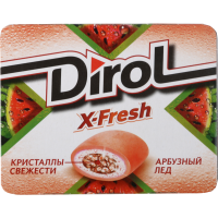 

Жев.рез."DIROL X-FRESH" (арбузн.лед) 16г