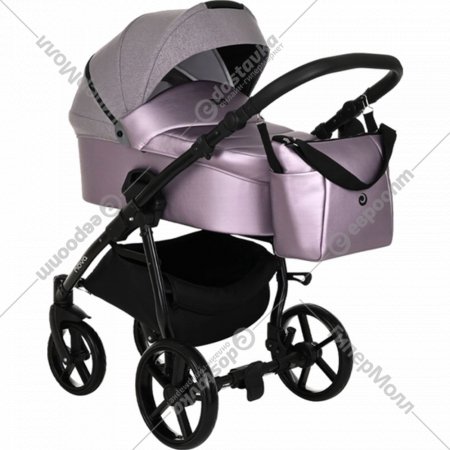 Универсальная коляска «Tutis» Novo, 2в1, lavender metalic/grey reflective print