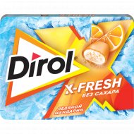 Жевательная резинка «Dirol» X-Fresh, ледяной мандарин, 16 г