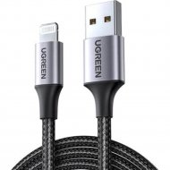 Кабель «Ugreen» Lightning to USB Alu Case with Braided, US199, Black, 60158, 2 м
