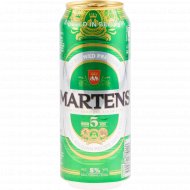 Пиво «Martens Premium» светлое, 5.0%, 0.5 л, Бельгия