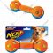 Игрушка для собак «Nerf» Гантель двухцветная светящаяся, 35170 17.5 см