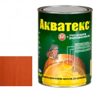 Защитно-декоративный состав «Акватекс» рябина, 0.8 л