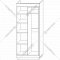 Шкаф для одежды «Мебель-КМК» 2Д Роксет, КМК 0554.11