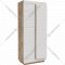 Шкаф для одежды «Мебель-КМК» 2Д Роксет, КМК 0554.11-01, дуб юкон/белый глянец