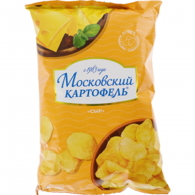 Чипсы «Мос­ков­ский Кар­то­фель» со вкусом сыра, 130 г