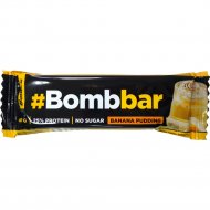 Протеиновый батончик «Bombbar» глазированный, банановый пудинг, 40 г