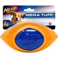 Игрушка для собак «Nerf» Мегатон, Мяч для регби, синий/оранжевый, 53957 18 см