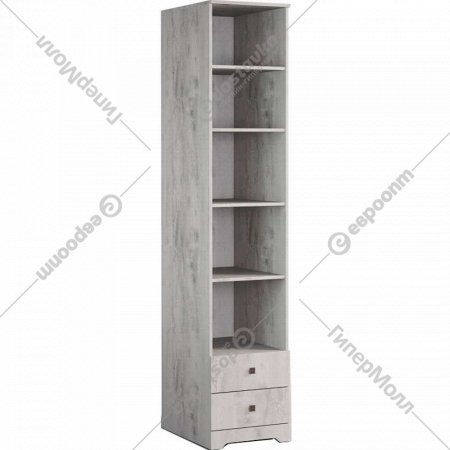 Шкаф для одежды «Мебель-КМК» 2Я Атланта, КМК 0741.6, бетон пайн светлый
