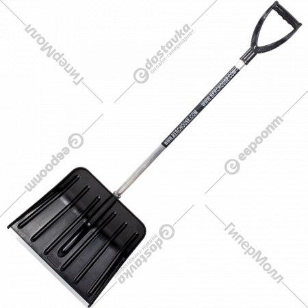 Лопата для уборки снега «Berchouse» №16, с алюминиевым наконечником и сьемным черенком
