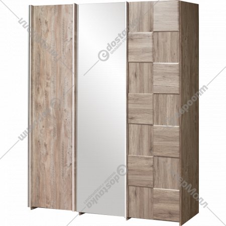 Шкаф для одежды «Мебель-КМК» 3Д Риксос, КМК 0644.8, дуб юкон/санремо
