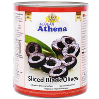 

Оливки "ATHENA" (черные, резан.) 3.1кг