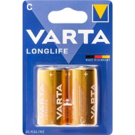 Батарейки «Varta Longlife» C, блистер 2 шт.