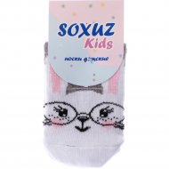 Носки детские «Soxuz» 501-Print, серый/белый заяц