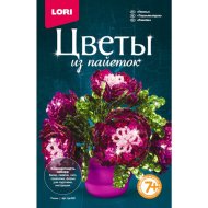 Набор для творчества «Lori» Цветы из пайеток. Пионы, Цв-020
