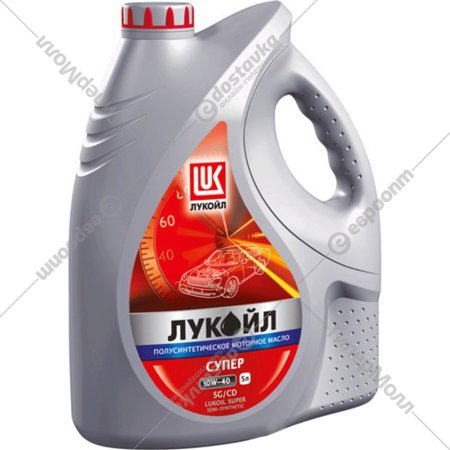 Моторное масло «Лукойл Супер» 10W40 SG/CD, РФ, 5 л