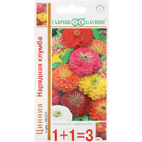 

Цинния "НАРЯДНАЯ КЛУМБА" (cер. 1+1) 0.5г