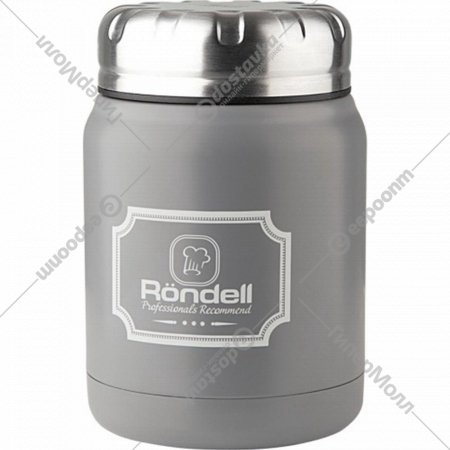 Термос для еды «Rondell» Picnic RDS-943, серый, 500 мл
