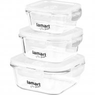 Набор стеклянных контейнеров «Lamart» LT 6012
