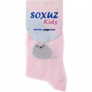 Носки детские «Soxuz» 501-Print, розовый/с мордочкой