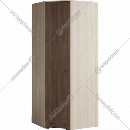 Шкаф для одежды «Мебель-КМК» Атланта угловой, КМК 0741.2, шимо светлый/шимо темный