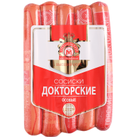 

Сосиски"ДОКТОР.ОСОБ"(вс,мс,ивак)ГМК,395г