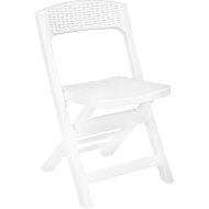 Складной стул «Ipae Progarden» Asso, ASO88CBI, белый, 48х48х76 см