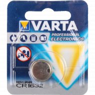 Элемент питания «Varta Electronics» CR 1632, 3 V