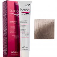 Крем-краска для волос «Kaaral» с гидролизатами шелка, экстра-светлый блондин, Baco 12.10, 100 мл