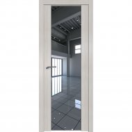 Дверь «ProfilDoors» 8X Эшвайт мелинга/Триплекс зеркальный, 200х55 см