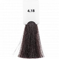 Крем-краска для волос «Kaaral» с гидролизатами шелка, пепельно-каштановый коричневый, Baco 4.18, 100 мл