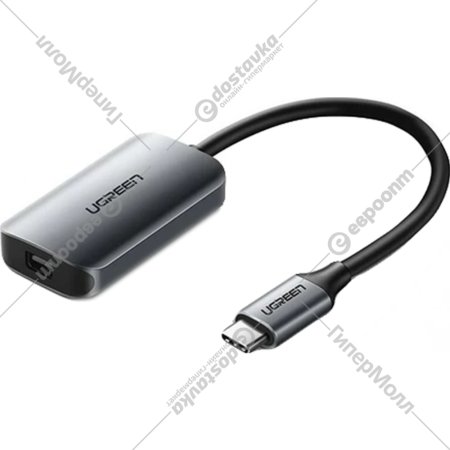 Адаптер «Ugreen» USB-C to Mini DP Female Adapter CM236 Gray, 60351