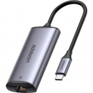 Адаптер «Ugreen» USB-C to RJ45 2.5G Ethernet Adapter CM275, Space Gray 70446