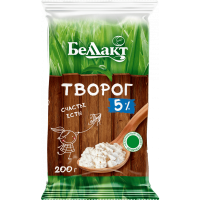 

Творог "БЕЛЛАКТ" (5%, п/пл) 200 г